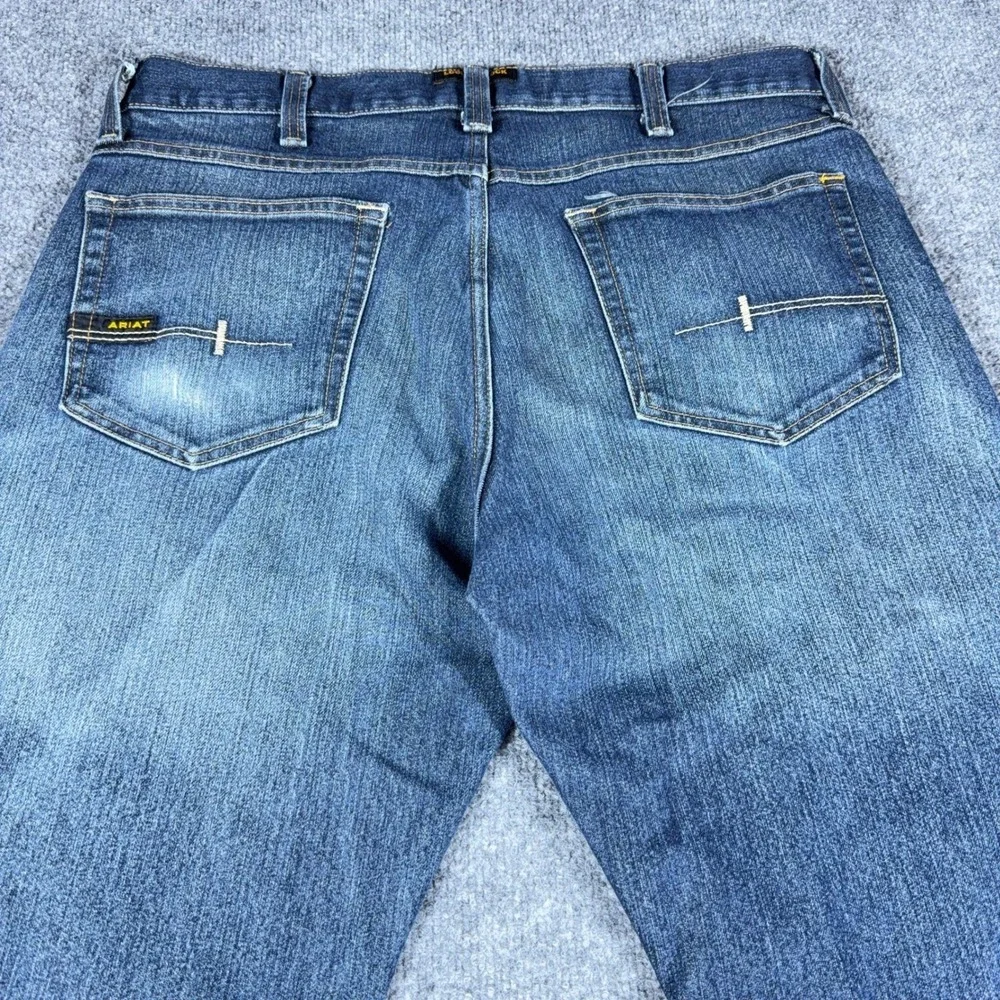 Ariat Rebar M5 Durastretch Straight Leg Jeans Mens 35x31 Blackstone 10016223